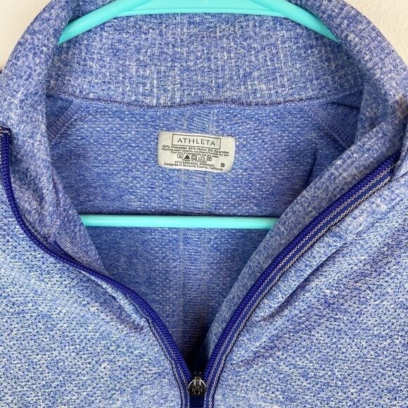 Athleta Heathered Fast Track 1/2 Zip Pullover - Picture 7 of 7